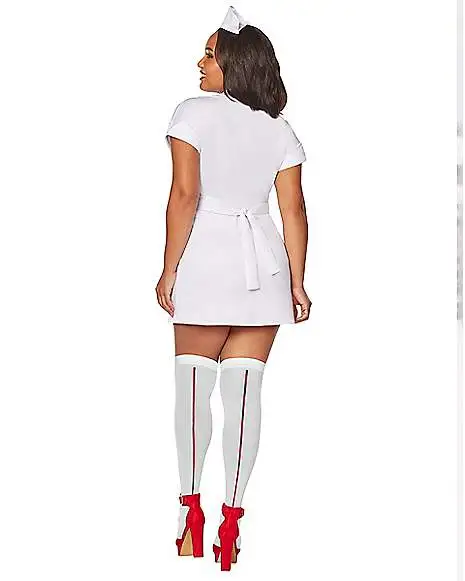Spirit Halloween Adult Classic Nurse Plus Size Costume - Image 2