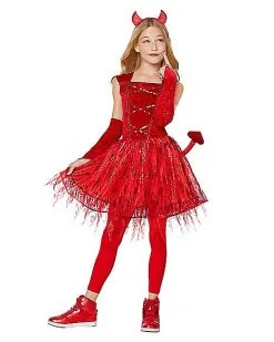 Spirit Halloween Kids Fiery Devil Costume