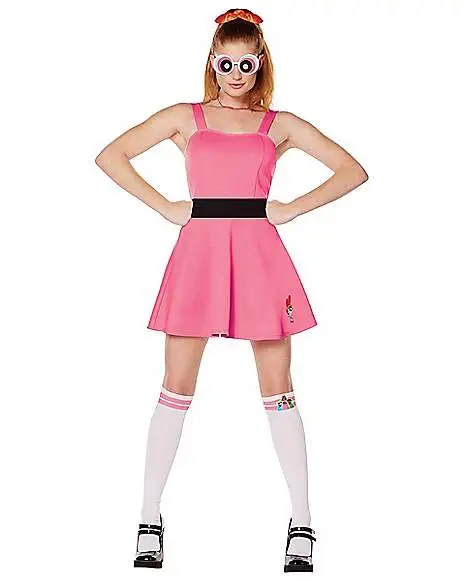 Spirit Halloween Adult Blossom Costume - The Powerpuff Girls
