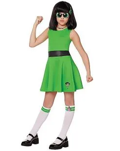 Spirit Halloween Kids Buttercup Dress Costume - The Powerpuff Girls
