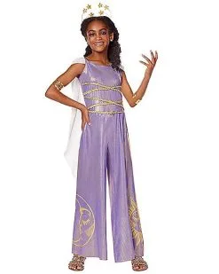 Spirit Halloween Kids Mystical Goddess Jumpsuit Costume