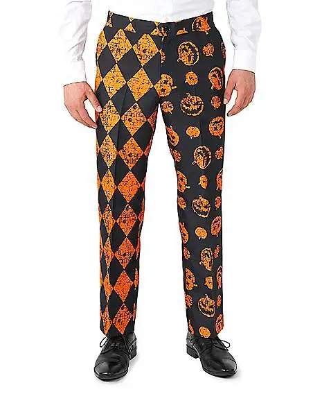 Spirit Halloween Adult Distressed Pumpkin Party Suit - Image 5