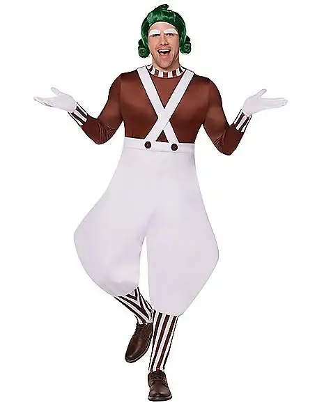 Spirit Halloween Adult Oompa Loompa Costume - Willy Wonka And The Chocolate Factory