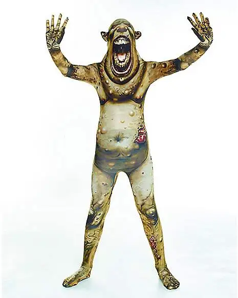 Spirit Halloween Kids Boil Monster Skin Suit Costume - Image 4