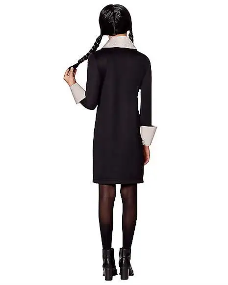 Spirit Halloween Kids Wednesday Addams Costume - The Addams Family 2 - Image 2